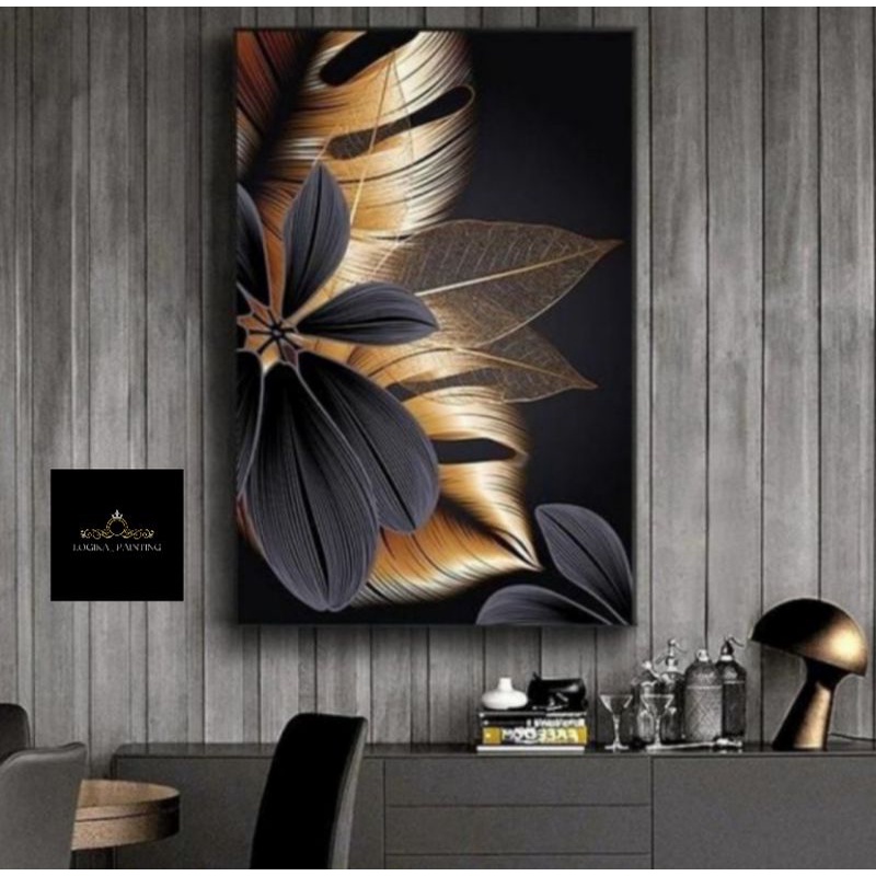 lukisan ruang tamu 120 x 80