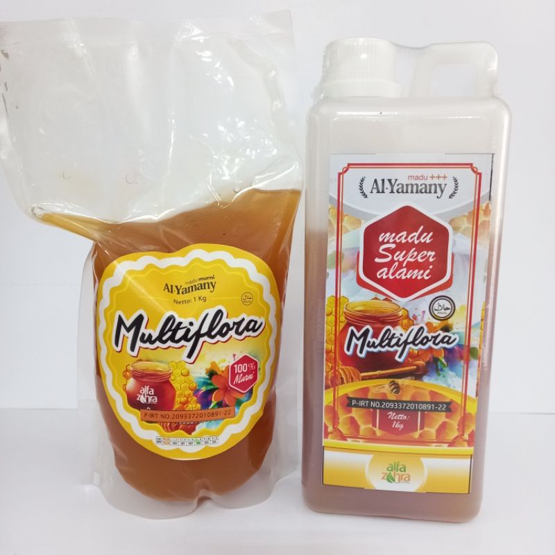 

MADU ASLI MULTIFORA MADU MURNI AL YAMANY MULTIFLORA - MADU MULTIFLORA 1 KG