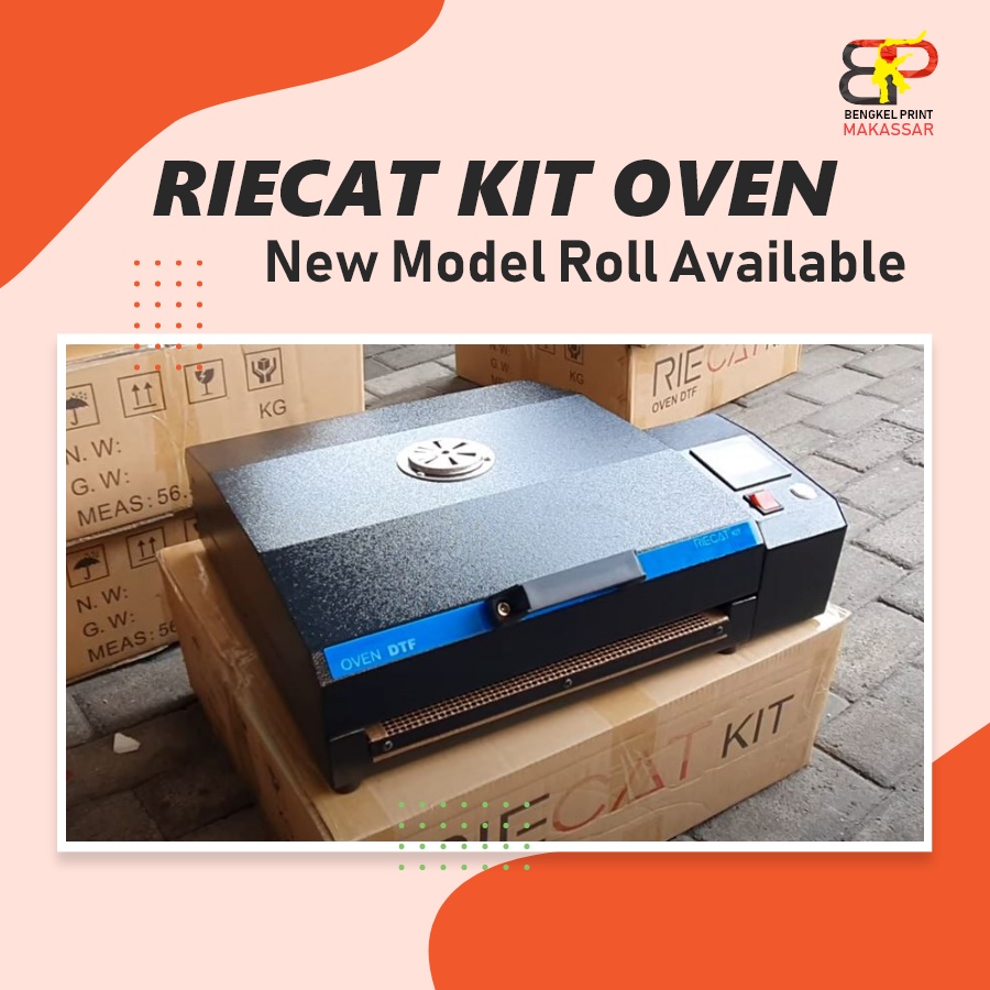 Riecat Kit Oven Sablon DTF New Model 2022 Roll Available