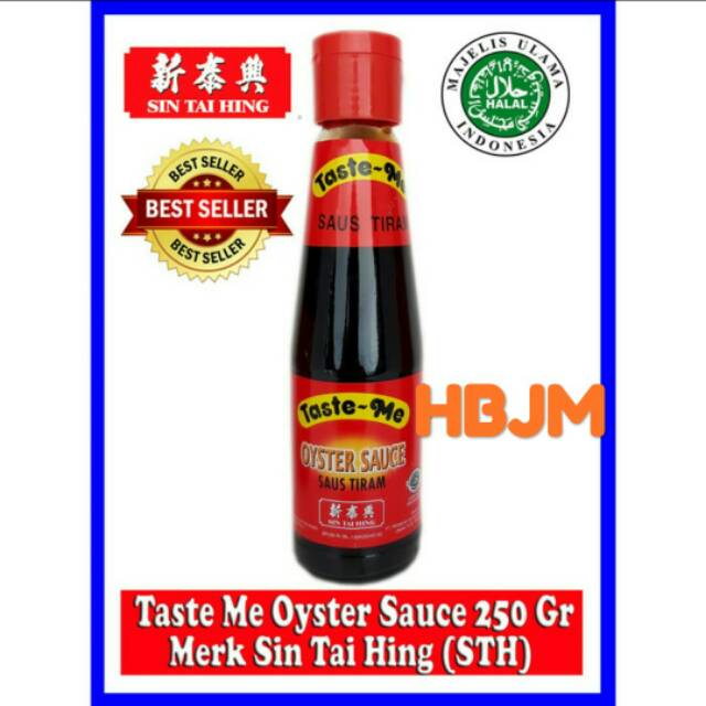 

TASTE ME OYSTER SAUCE 250 GR MERK STH SIN TAI HING