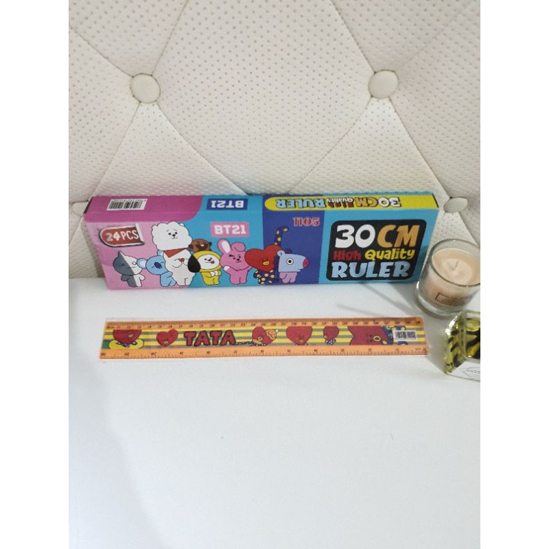 penggaris 30cm BTS/garisan 30cm/ruler 30cm BT-21/mistar 30cm-TATA