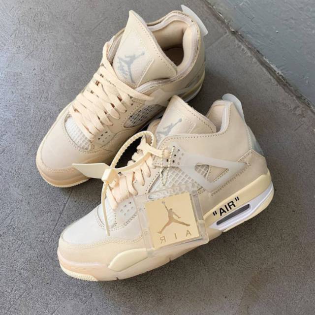 Jordan 4 Off White Sail