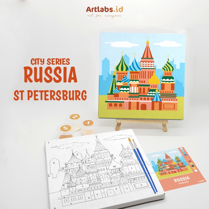 

Produk Terbaru Russia - Paint By Number 11 Color [City Series] Painting Kit