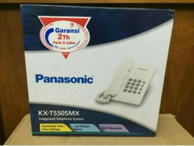 Telpon rumah panasonic kx-ts505 kabel