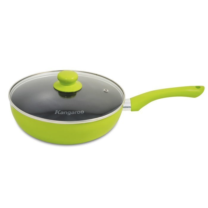 Fry Pan Kangaroo 24Cm + Tutup Kaca KG-919