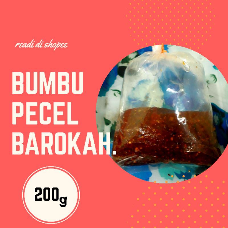

bumbu pecel barokah khas malang 200g