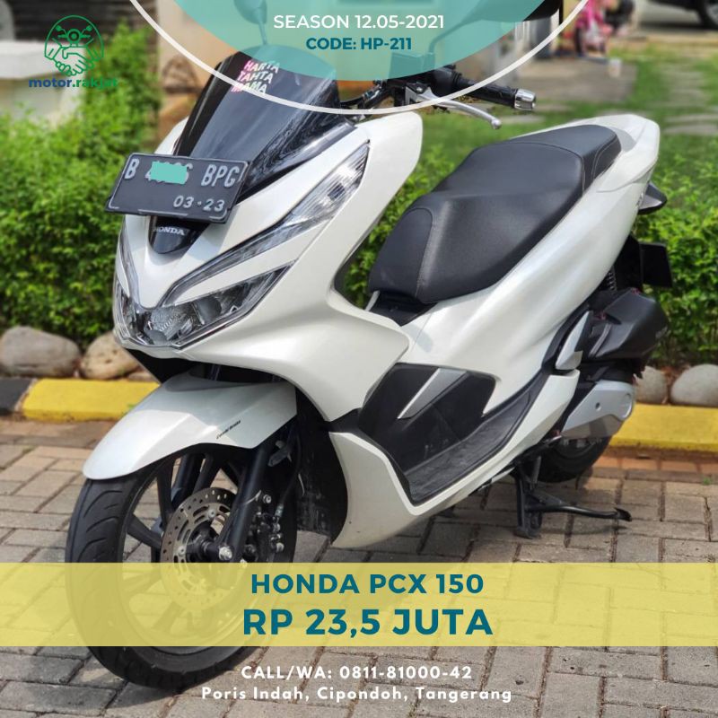 Motor Bekas Honda PCX 150 2018 - Putih | by motor.rakjat