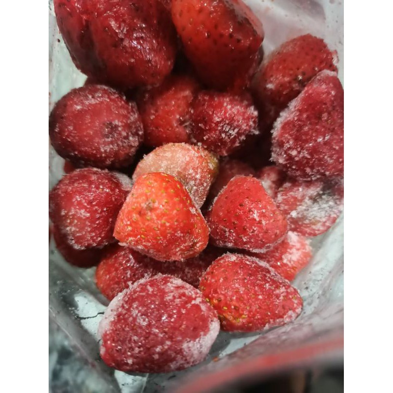 

stroberi beku Strawberry frozen
