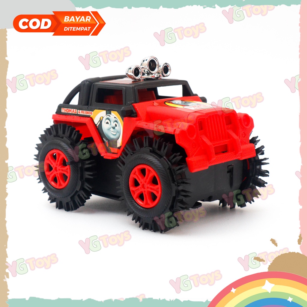 YGtoys Mainan Anak Cowok Mobil Mobilan Jungkir Balik Offroad Tumbling Tiping Car Karakter