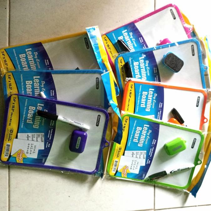 

BOLEH DROPSHIP Dry Erase Learning Board Papan Tulis Belajar ut Ujian TOEFL TPA Online