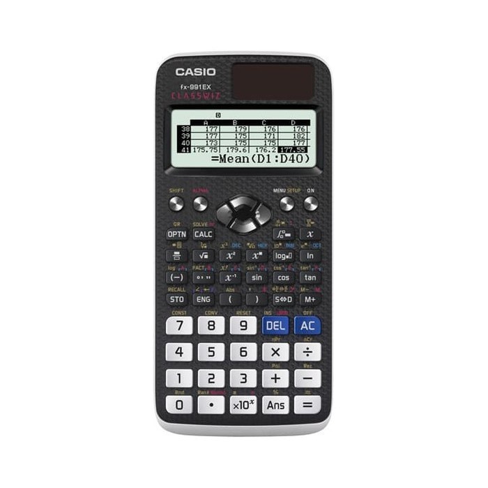 

AZ - Kalkulator Casio FX-991EX Black / Kalkulator Sekolah Kuliah / Kalkulator Scientific - 552 fungsi