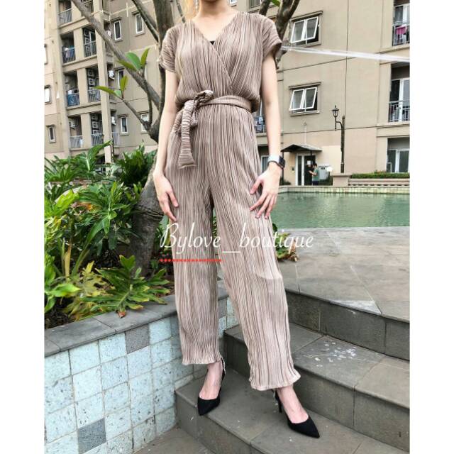 Jumpsuit plisket import