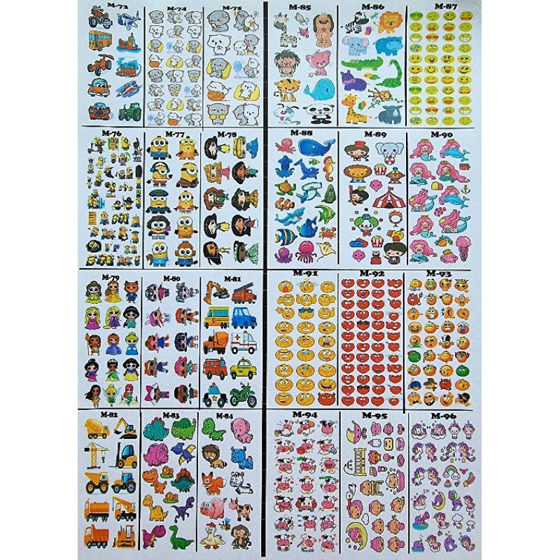 

Edible stamp / edible picture / stiker makanan dan minuman M73-M96