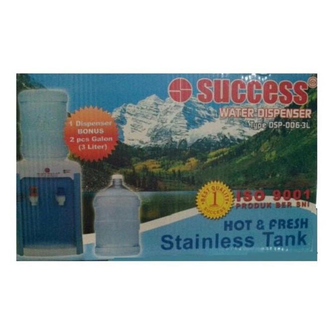 Big Sale SUCCESS 006 WATER DISPENSER MINI (FREE GALON MINI 2 PCS Diskon Cuci Gudang Awal Tahun