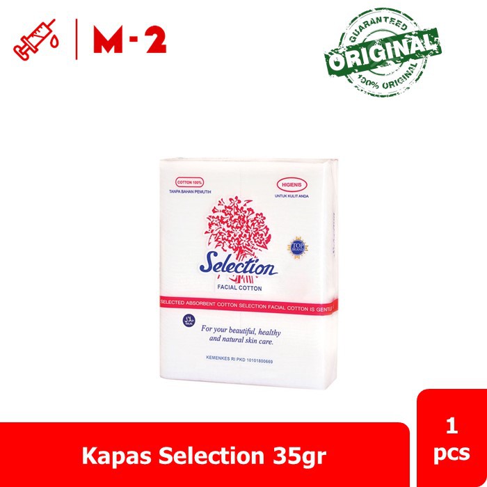 Kapas Selection 35gr / Kapas Wajah Selection