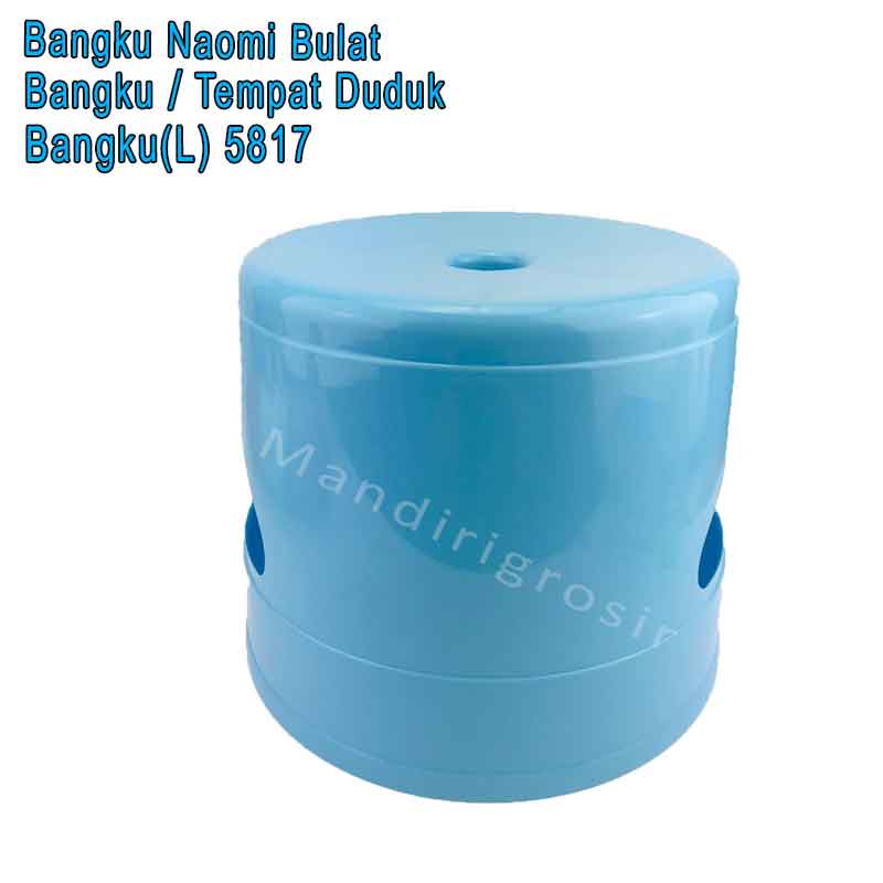 Bangku Plastik * Bangku Naomi Bulat * Tempat Duduk * Bangku(L) 5817