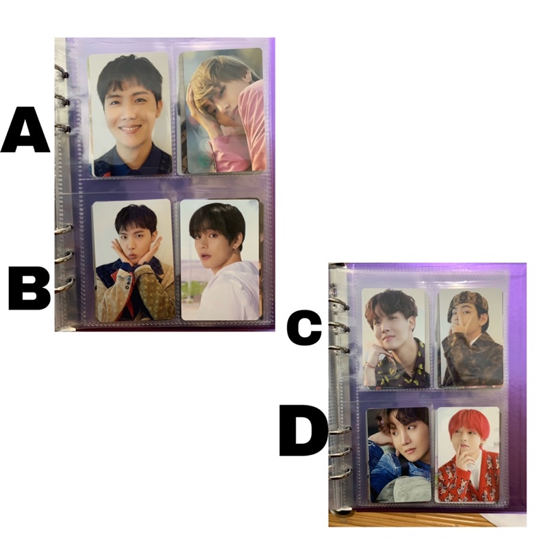 DICON PHOTOCARD SHARING BUNDLE TAEHYUNG JHOPE