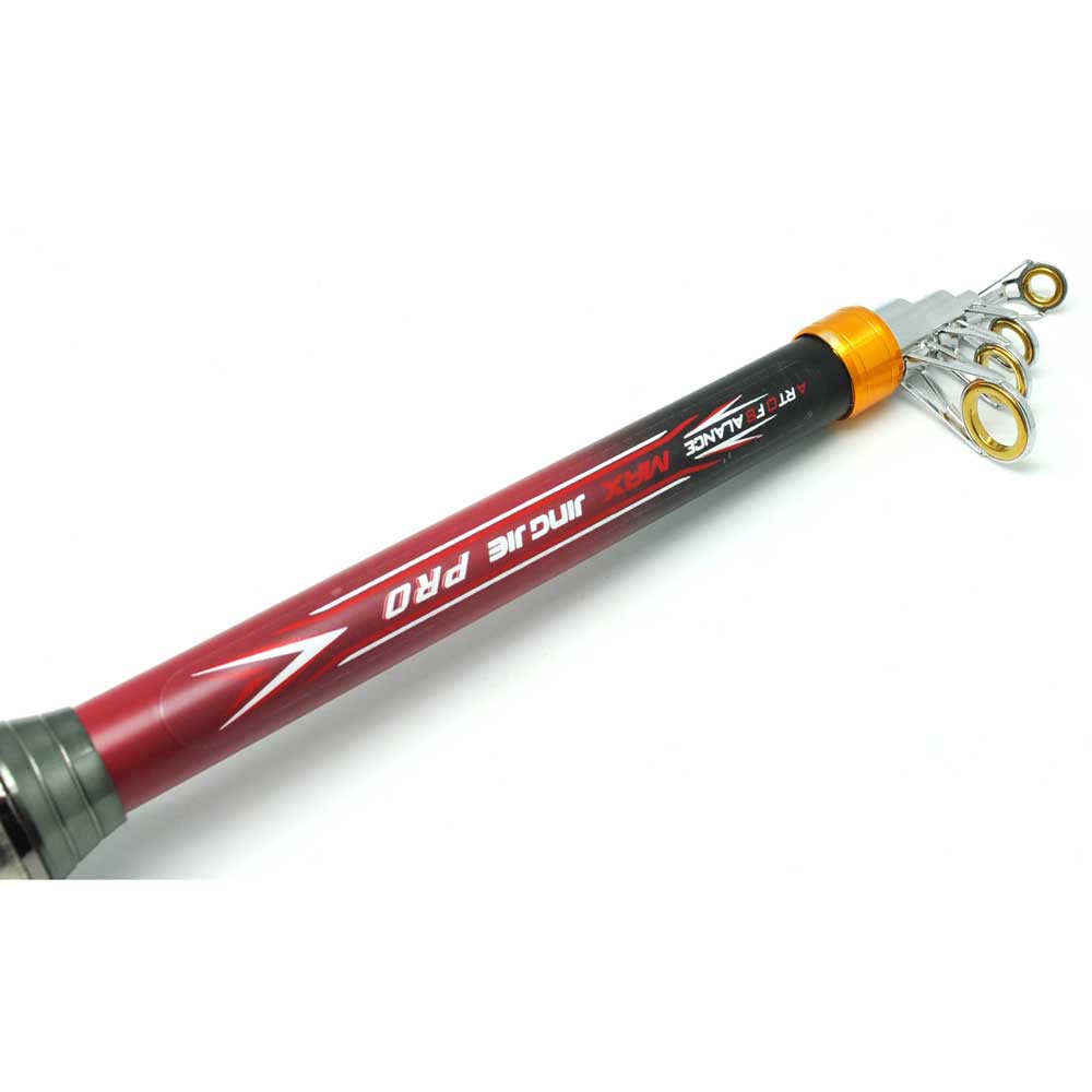 Pancingan Joran Jingjie Pro  Super Hard Carbon Fiber Telescopic 2.1M - Red