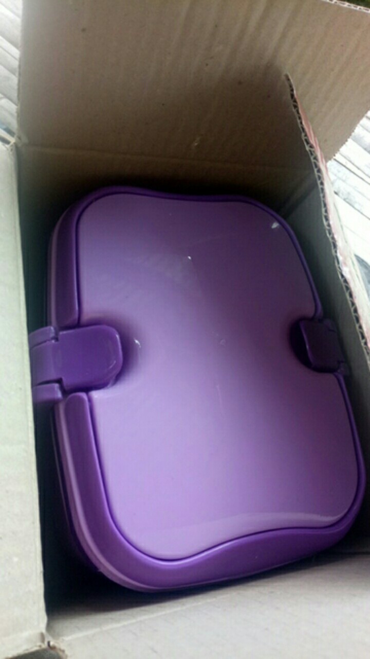 Rantang Makanan Purple / Tempat Makanan 3 Tingkat Gr3in1 - Tempat Bekal Makanan