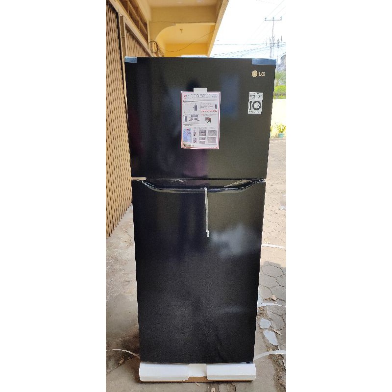 kulkas LG 1 2 pintu smart inverter lemari es smart diagnosis tempered glass freezer es batu frizer 2