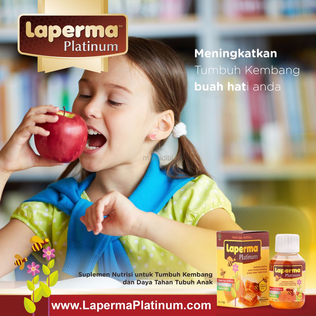 

Madu Laperma Platinum Asli Original Nutrisi Penambah Nafsu Makan Anak