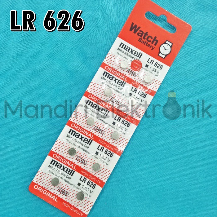 Baterai Batre Kancing Battery Jam Tangan Maxell LR626 LR 626