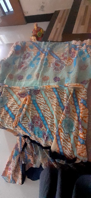 Shabiyan 01 Gamis Ceruty Batik Set Khimar