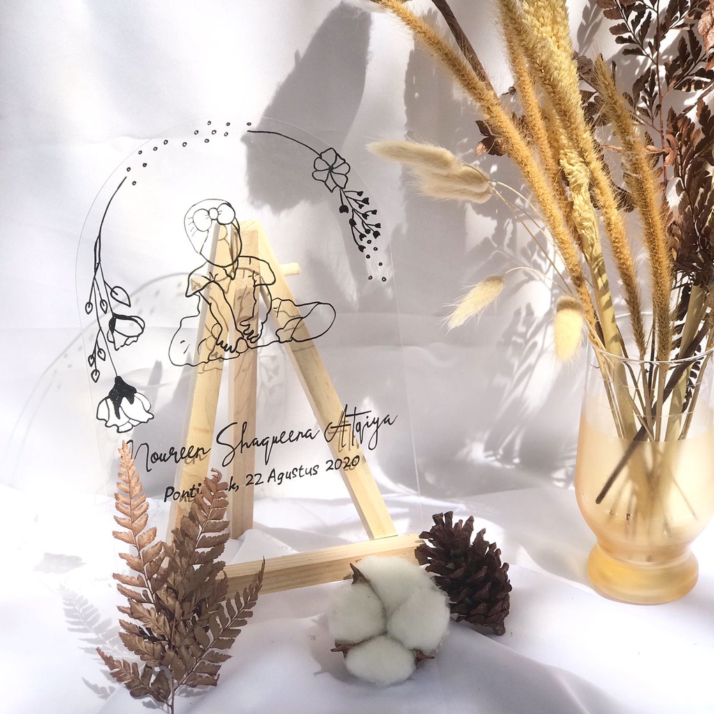 CUSTOMIZED ACRYLIC LETTERING SIGN / GIFT BOX / HAMPERS