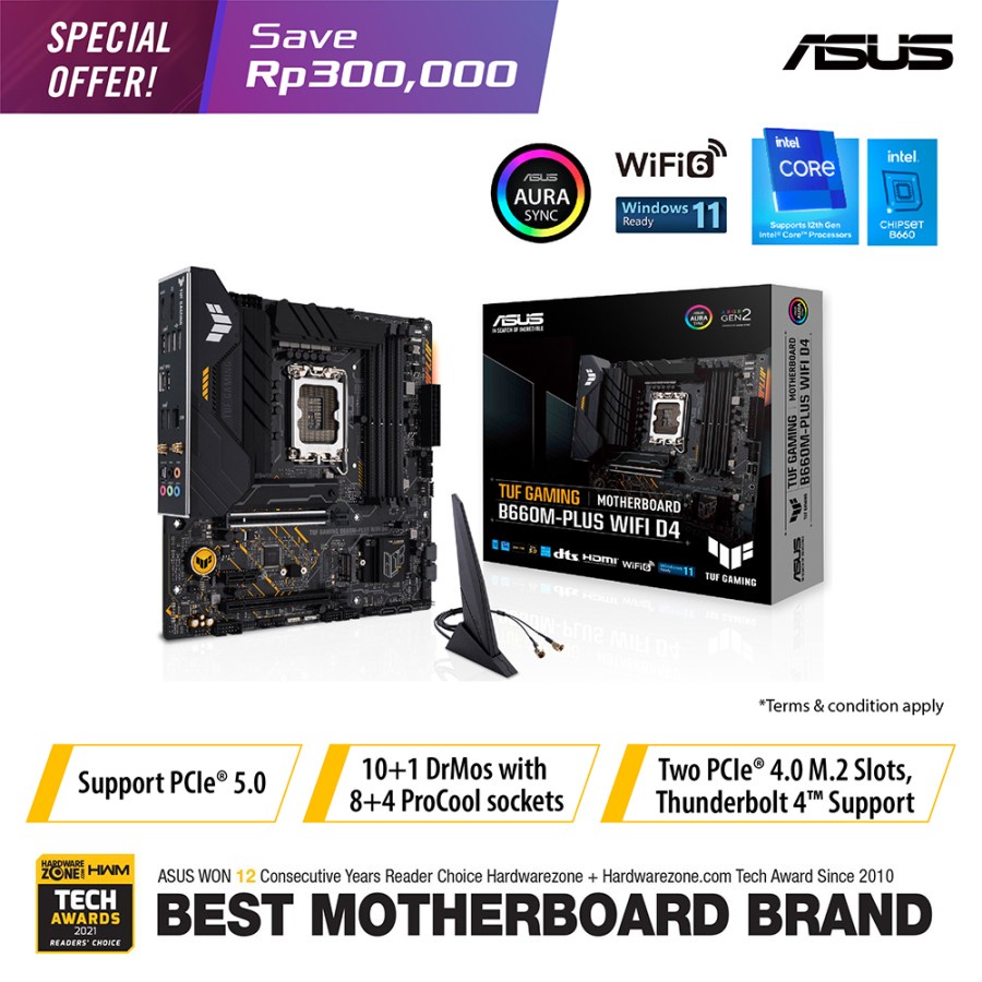 MB ASUS ROG STRIX B660-I GAMING WIFI Intel® LGA 1700 ITX