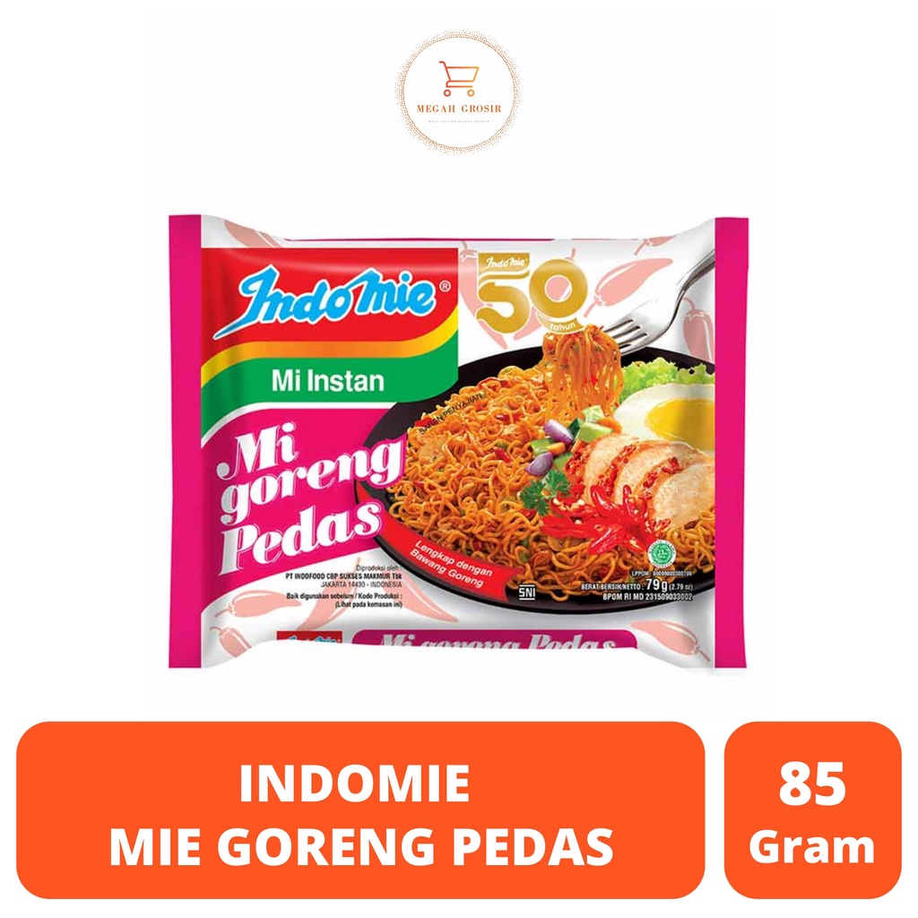 

INDOMIE MIE GORENG PEDAS PCK 85G