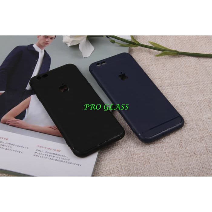 Iphone XR / XS MAX MATTE BLACK / NAVY BLUE Soft Silicone Premium Slim Case