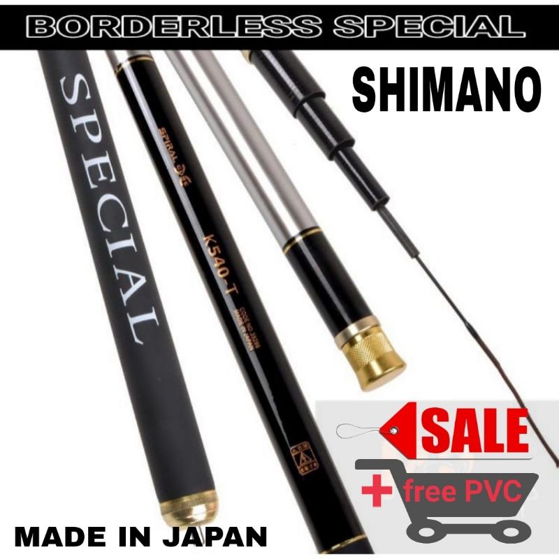 AF98JN joran tegek SHIMANO BORDERLESS SPECIAL GLK,GLR