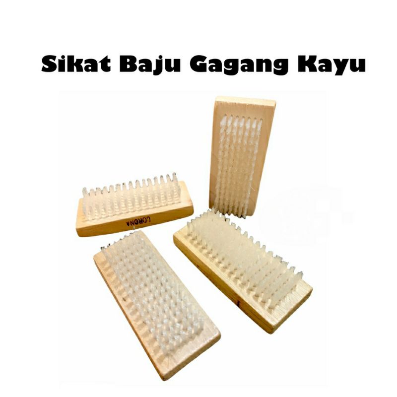 Sikat Baju Gagang kayu - Sikat Lantai - Sikat Kayu Serbaguna