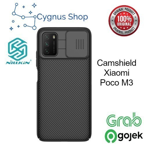 Case Xiaomi Poco M3 Nillkin Camshield Camera Protector Casing