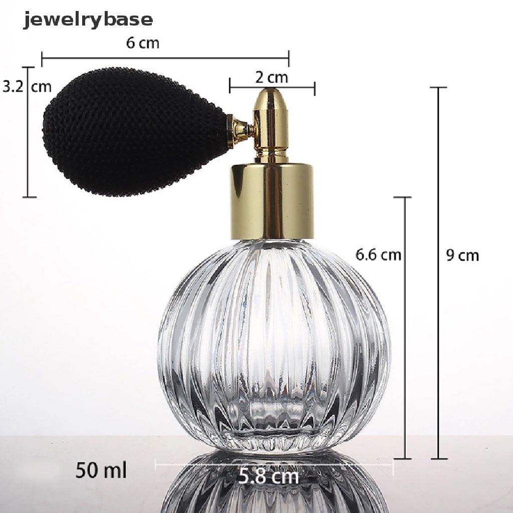 [Base] Vintage Crystal Perfume Bottle Spray Atomizer Glass Bottle Lady Gift refillable Boutique