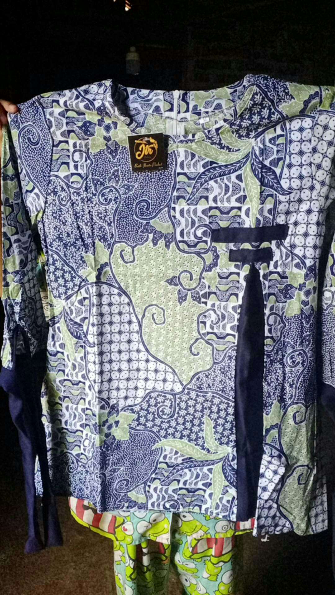 Atasan Batik Wanita Kerja Blouse Batik Kantor Batik Kombinasi Atasan Batik Pekalongan