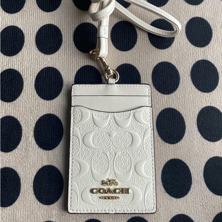 

73602 COACH lanyard /id card/card holder wanita//lanyard id card / name card Original/Lanyard & Name Tag//lanyard pods 108-2CW73602-D6 gongzhuopai