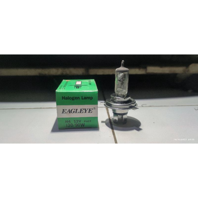lampu bolam bolham bohlam halogen H4 H-4 12V 100/90W 90/100W 90W 100W 12V