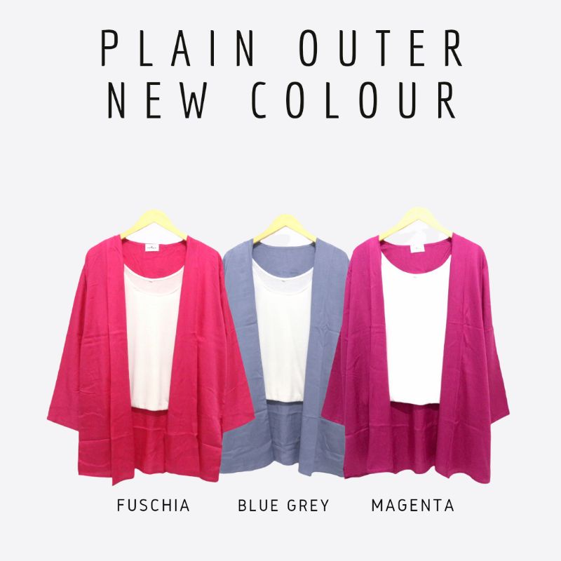 OUTER CARDIGAN POLOS BAHAN KATUN RAYON