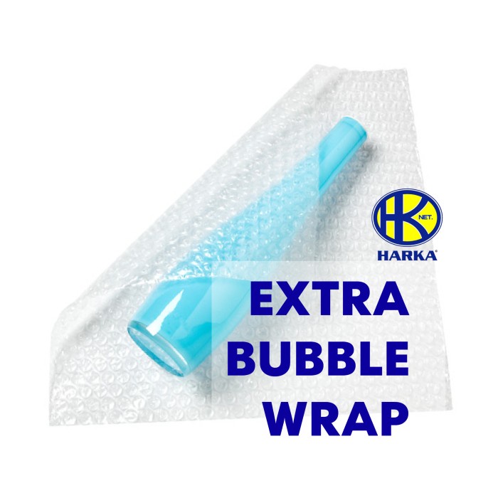 

BUBBLE WRAP / PLASTIK WARP EXTRA UNTUK KEAMANAN PAKET ANDA