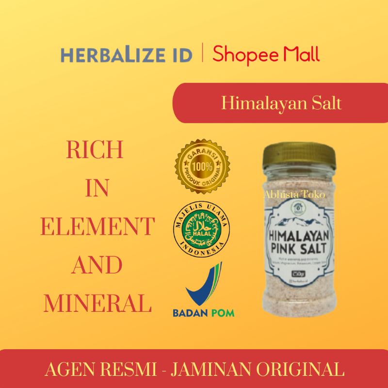 

HIMALAYAN SALT ORGANIC HERBALIZE GARAM HIMALAYA ORIGINAL