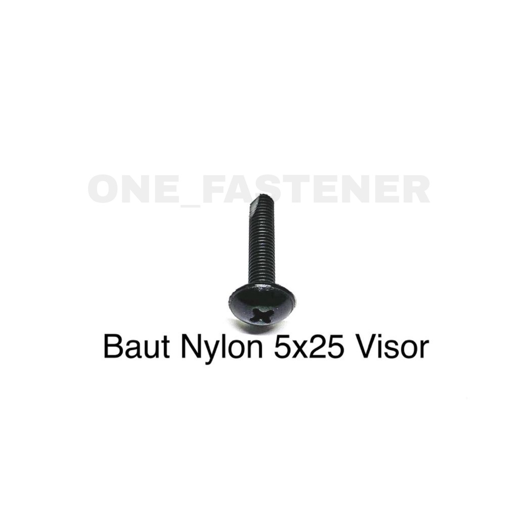 10 Pcs n283 Baut Nylon Plastik Tameng skrup Visor Windhield Nmax lexi winshild n max
