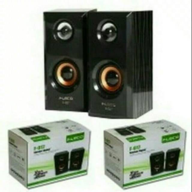 Speaker Hp // Speaker Laptop // Speaker Komputer  Fleco F-017 // F-029 // F-233B Colok USB