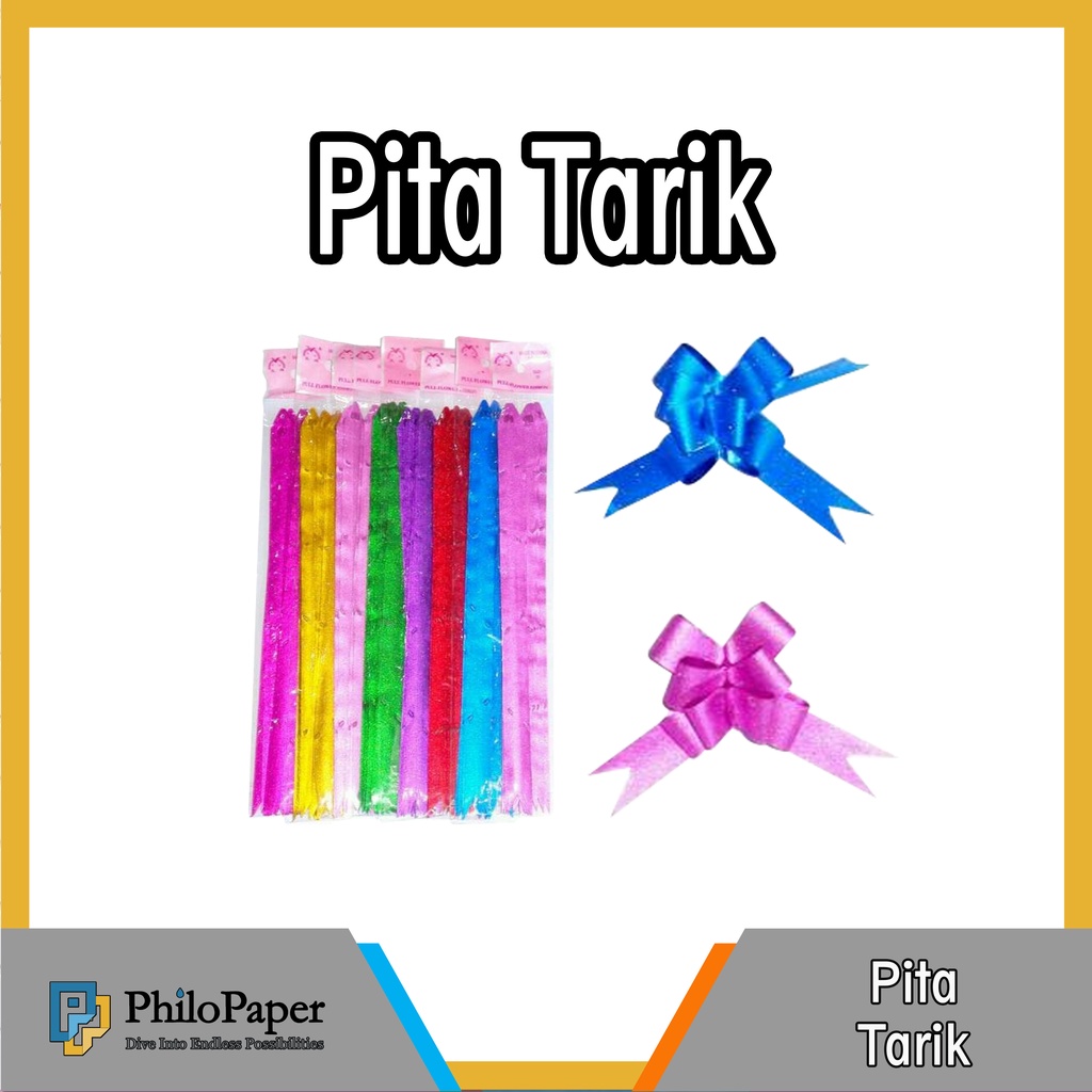 

ATK ~ Pita Tarik / Pita Serut Kado Parsel