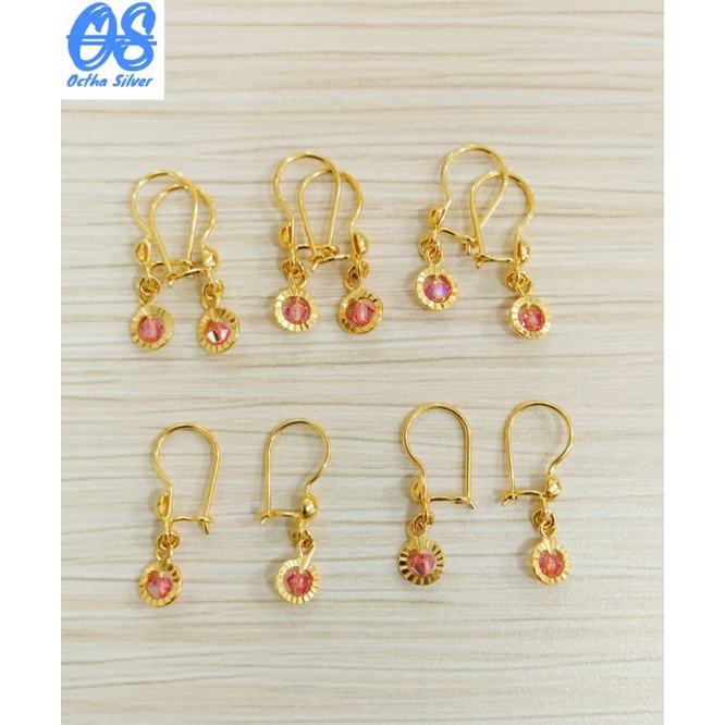 ANTING KAIT ANAK&quot; PERAK 925 LAPIS MAS