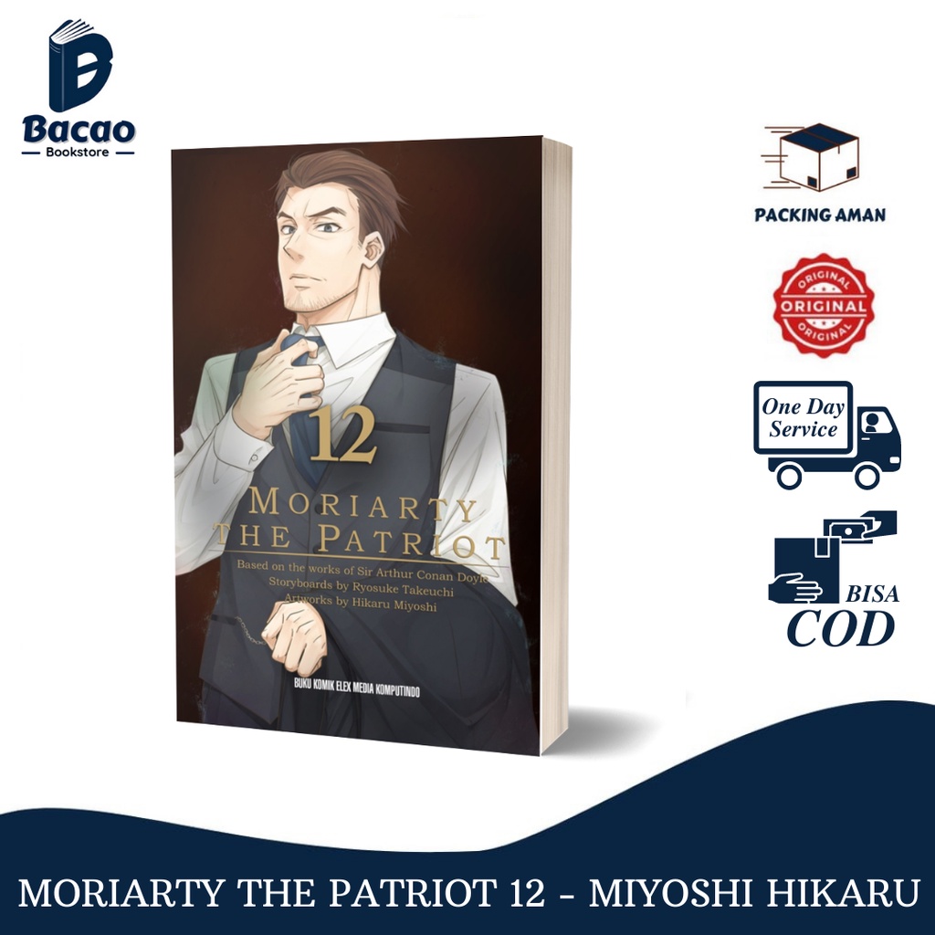 Moriarty The Patriot 12 by Miyoshi Hikaru -  Penerbit Elex Media Komputindo