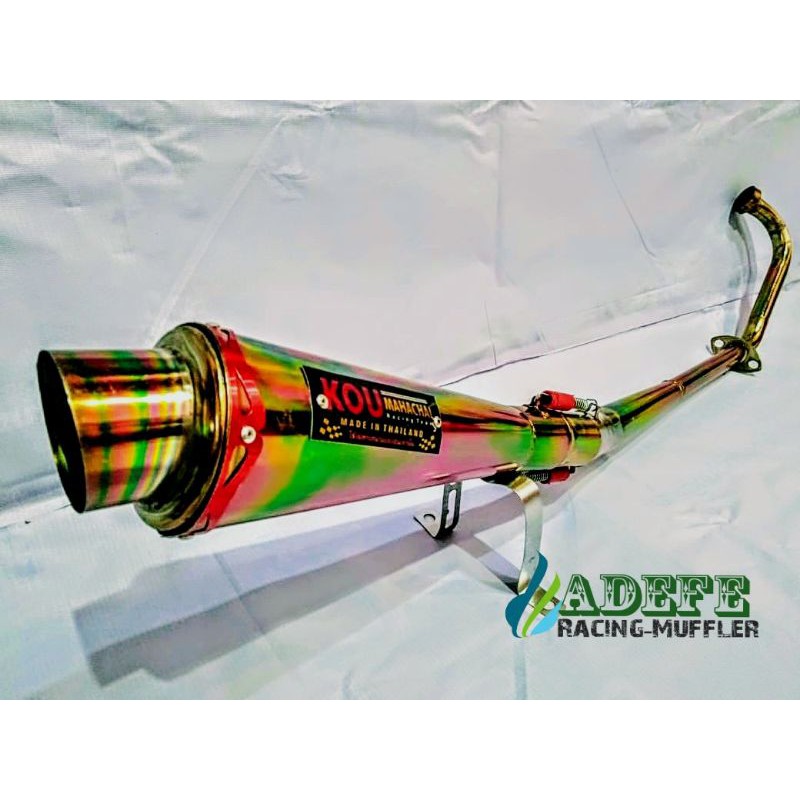 knalpot Racing KOU bunglon Jupiter MX satria fu