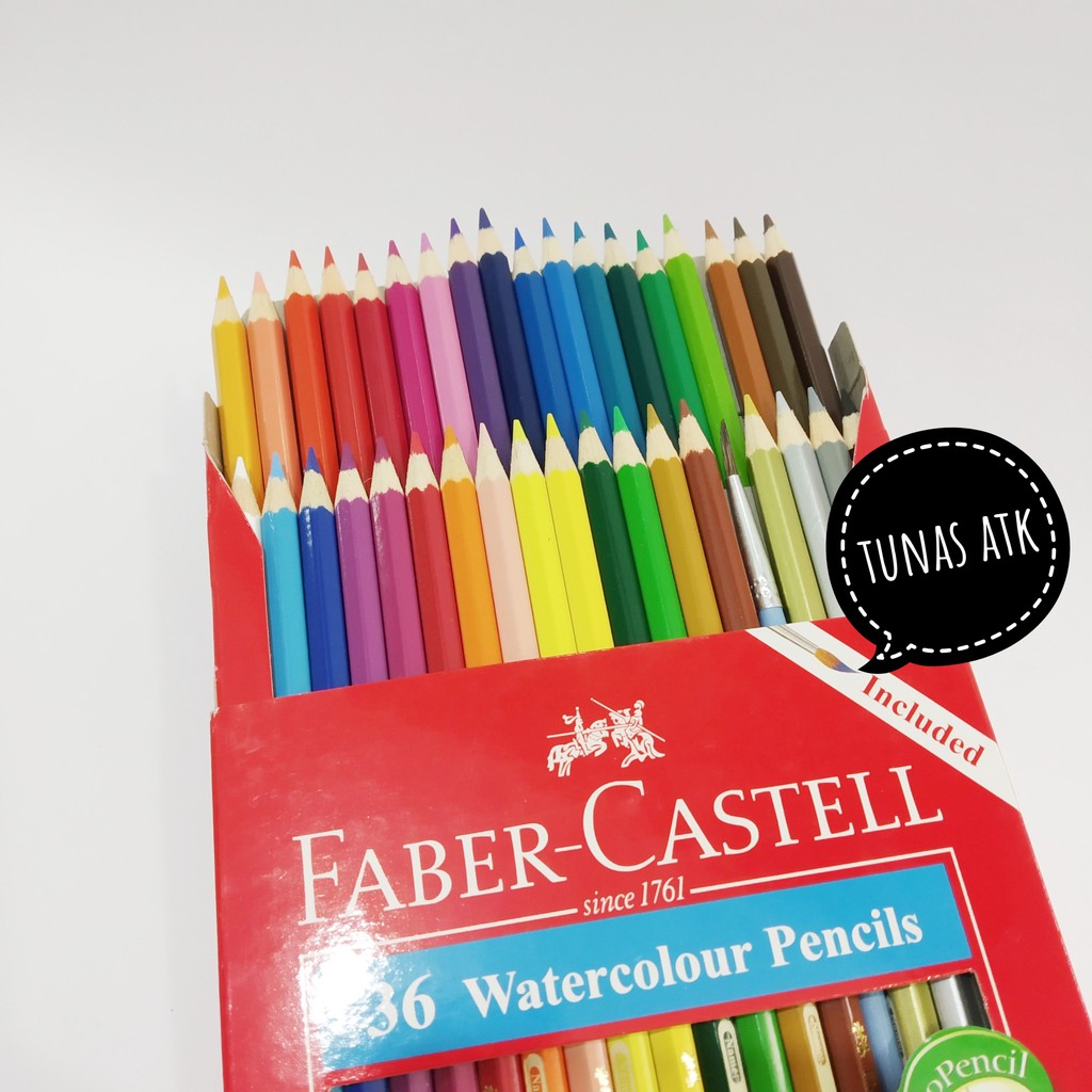 

FABER CASTELL 36 WATERCOLOUR PENCILS 114466