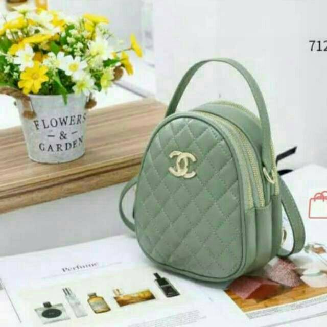 RULLY68 Tas Sling bag cenibell tas selempang wanita 3ruang