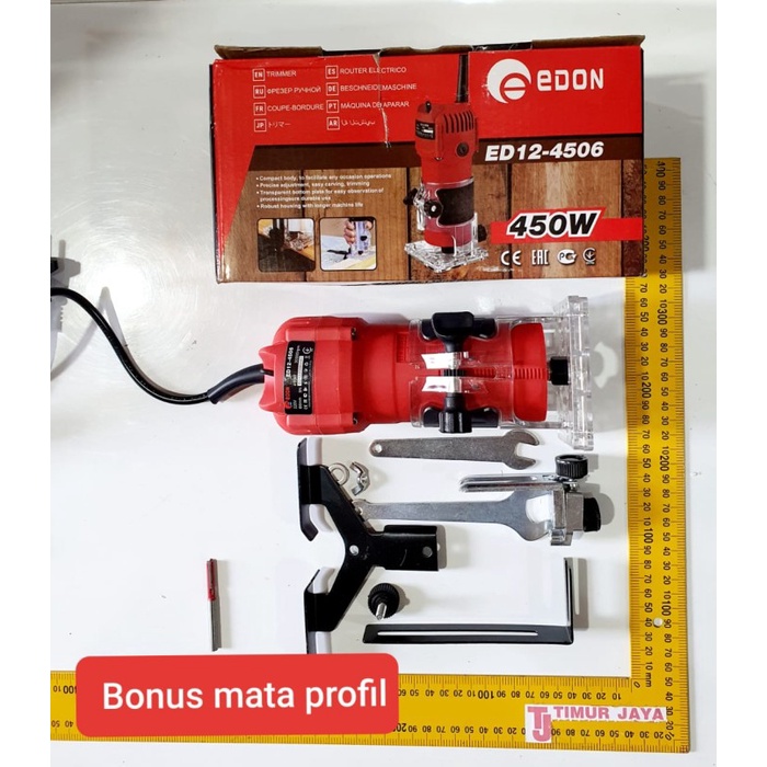 Edon ED12-4506 Mesin Trimer Kayu Mesin Profil Kayu Mesin Router